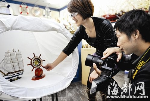 “雙11”臨近 網(wǎng)購攝影師忙翻天日薪達(dá)千元