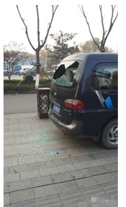 太原迎澤大街省委附近小型爆炸物爆炸5