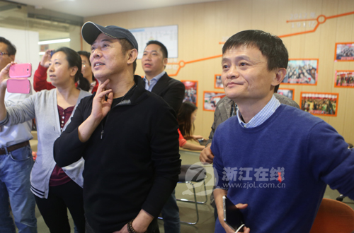 李連杰現(xiàn)身阿里巴巴
