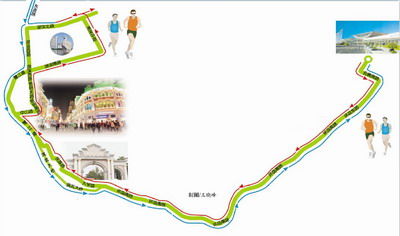 下月2日馬拉松比賽路線