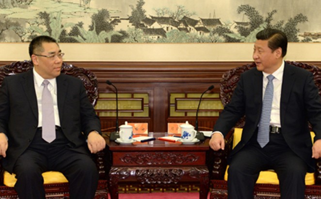 習(xí)近平會(huì)見(jiàn)崔世安1