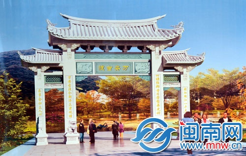 方案中提到的萬(wàn)安古渡牌坊效果圖